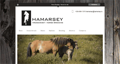 Desktop Screenshot of hamarsey.is